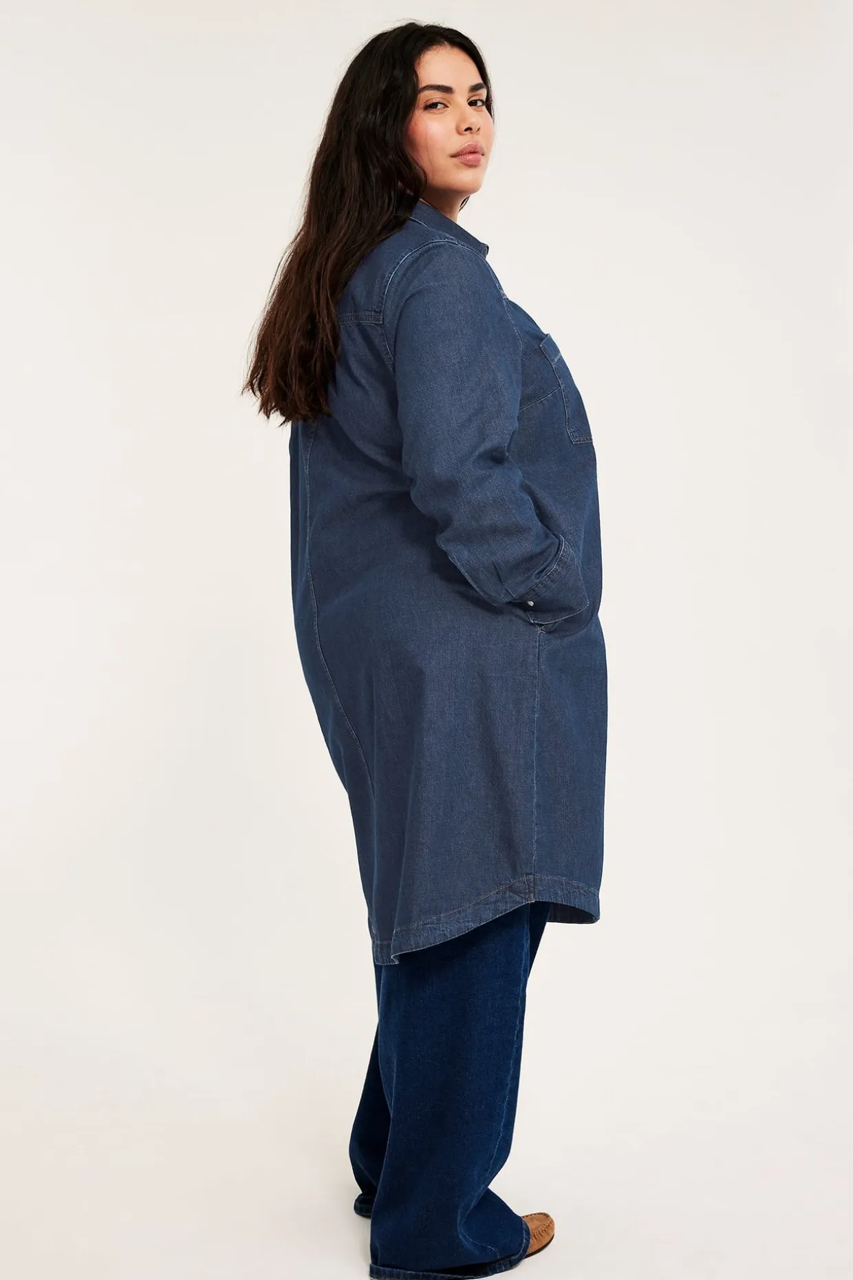 Farkkumekko | Tumma denim | Naiset | Kappahl