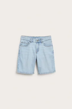 Farkkushortsit joustavasta denimistä | Vaalea denim | Lapset | Kappahl