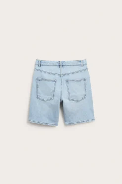 Farkkushortsit joustavasta denimistä | Vaalea denim | Lapset | Kappahl