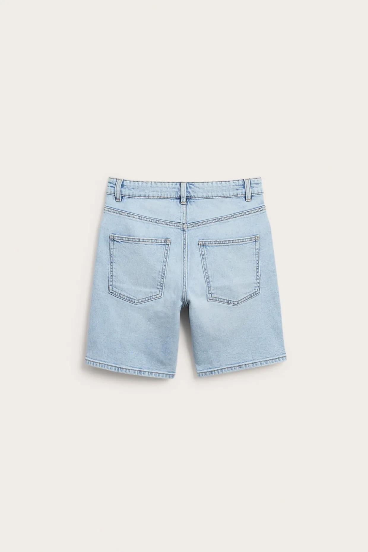 Farkkushortsit joustavasta denimistä | Vaalea denim | Lapset | Kappahl