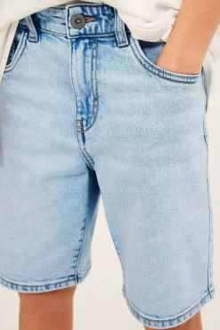 Farkkushortsit joustavasta denimistä | Vaalea denim | Lapset | Kappahl