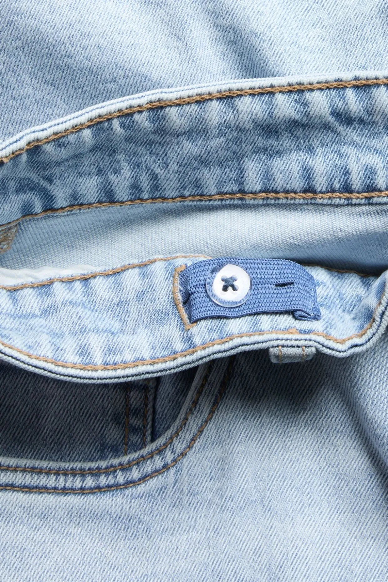 Farkkushortsit joustavasta denimistä | Vaalea denim | Lapset | Kappahl