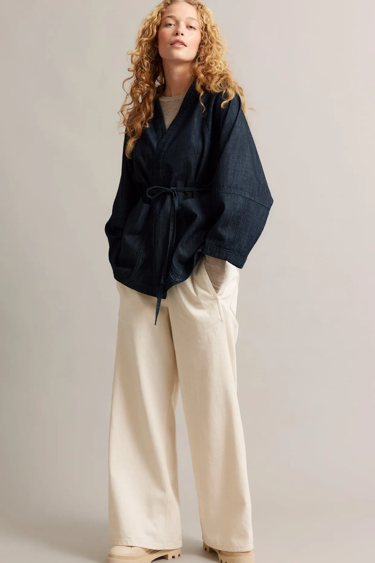 Farkkutakki | Tumma denim | Naiset | Kappahl