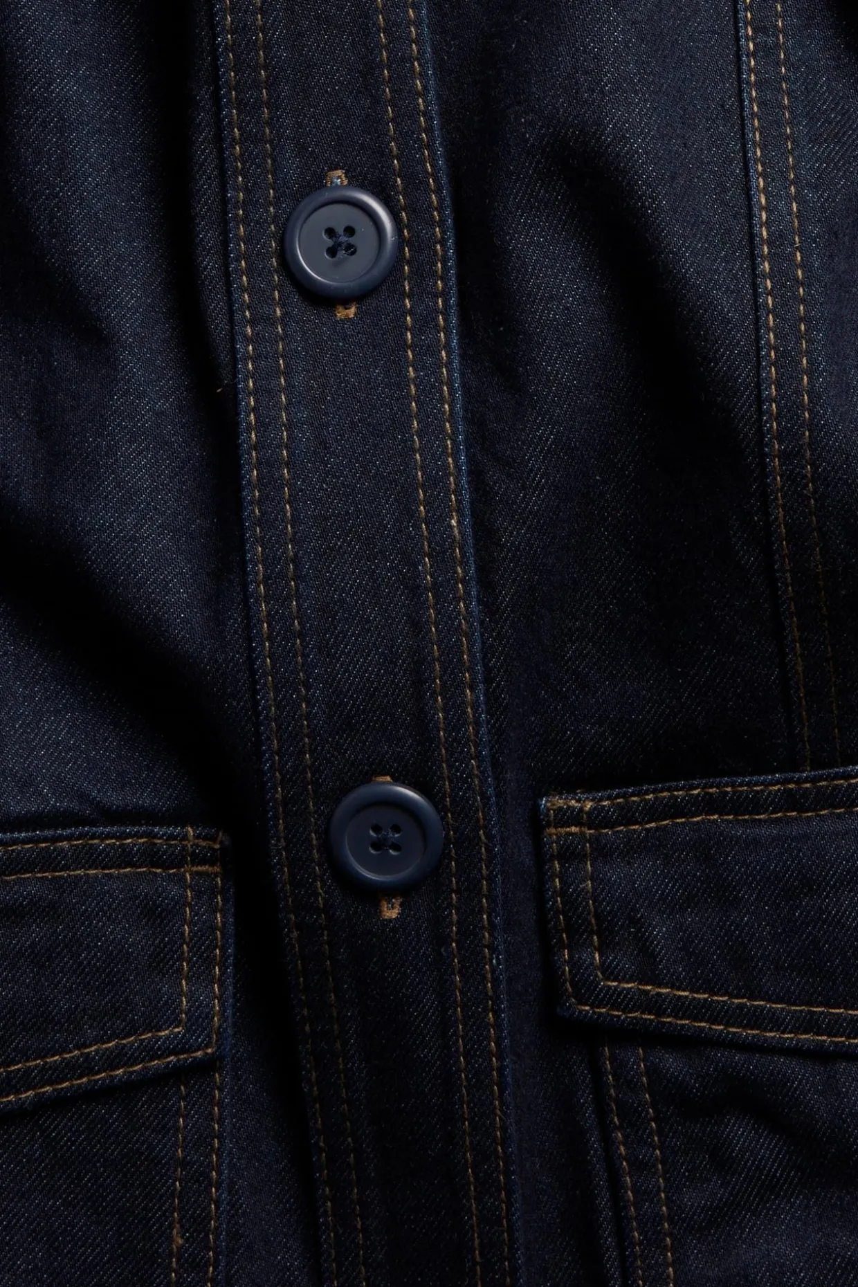 Farkkutakki vyöllä | Tumma denim | Naiset | Kappahl