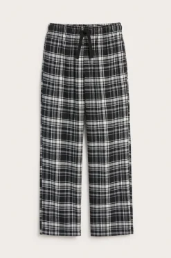 Flanellia olevat pyjamahousut | Musta | Lapset | Kappahl