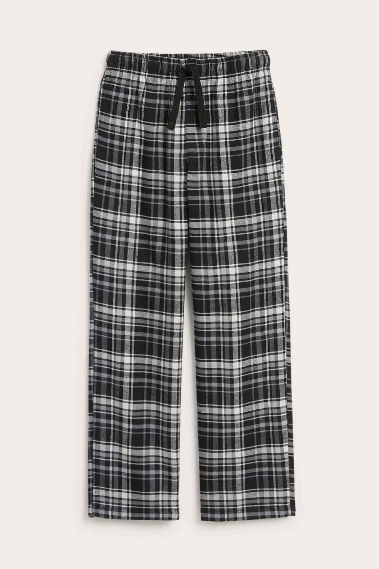 Flanellia olevat pyjamahousut | Musta | Lapset | Kappahl