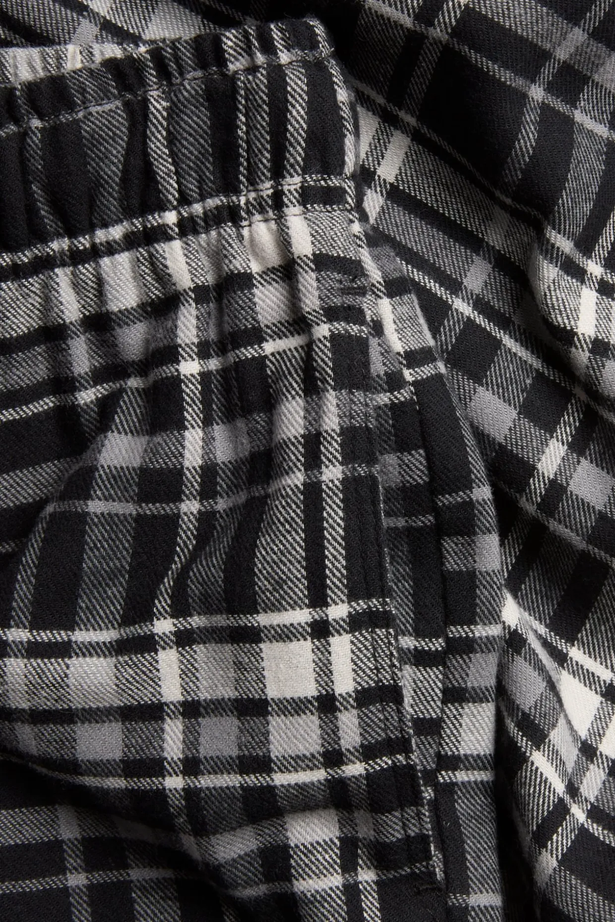 Flanellia olevat pyjamahousut | Musta | Lapset | Kappahl