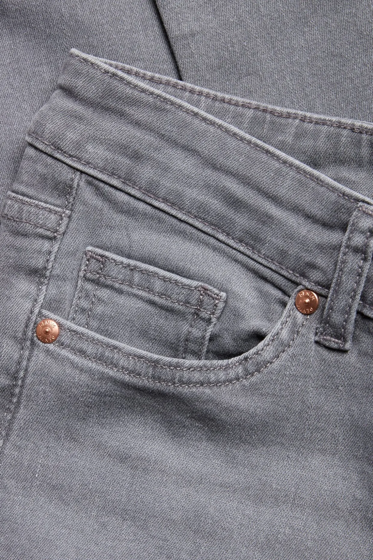 Flare jeans low waist | Hopeanharmaa | Naiset | Kappahl