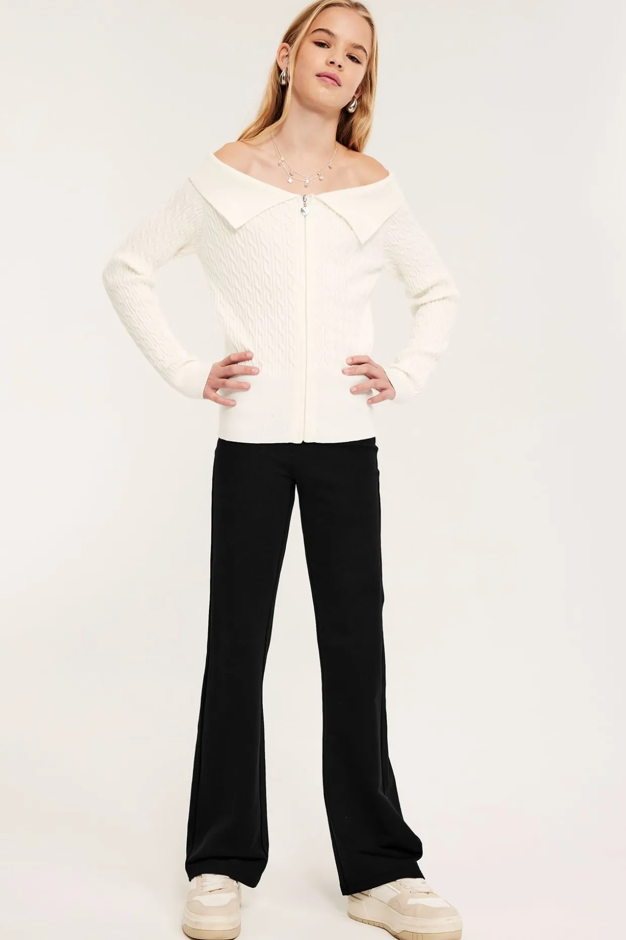 Flare leggings | Musta | Lapset | Kappahl