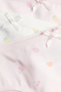Hedelmäkuvioiset brief-alushousut, 3-pack | Vaaleanpunainen | Lapset | Kappahl