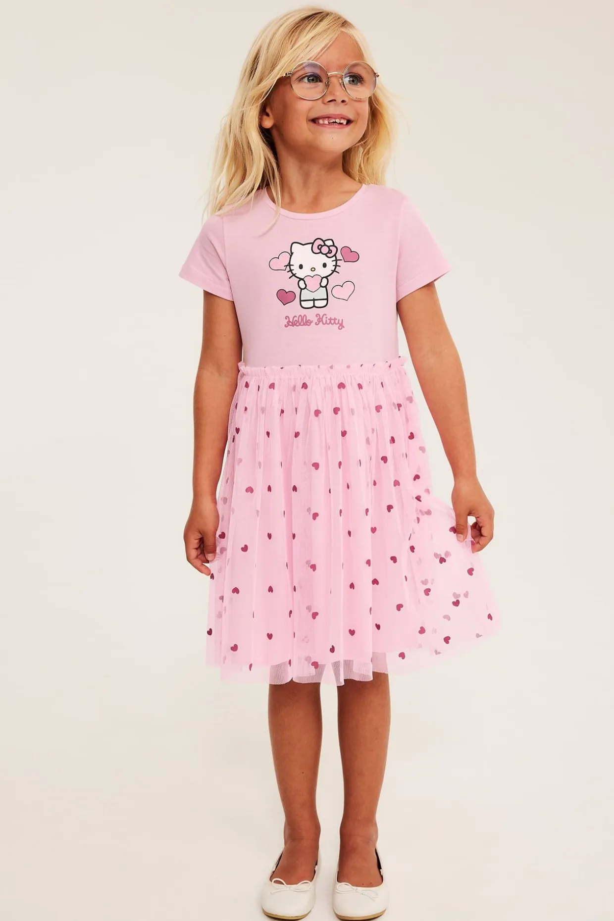 Hello Kitty -mekko, jossa on tyllihameosa | Vaaleanpunainen | Lapset | Kappahl