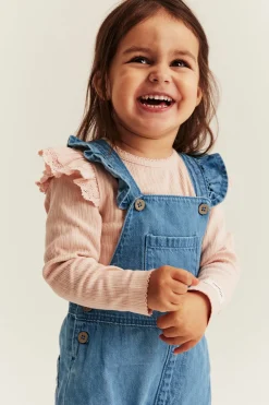 Henkselihousut denimiä | Vaalea denim | Vauvat | Newbie