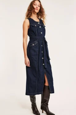 Hihaton farkkumekko | Tumma denim | Naiset | Kappahl