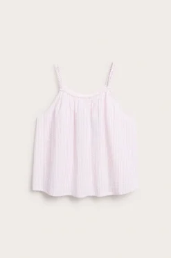 Hihaton kreppipuuvillapaita | Pinkki | Lapset | Kappahl