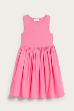 Hihaton puuvillamekko | Pinkki | Lapset | Kappahl