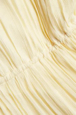 Hihaton sifonkimekko | Vaaleankeltainen | Naiset | Kappahl