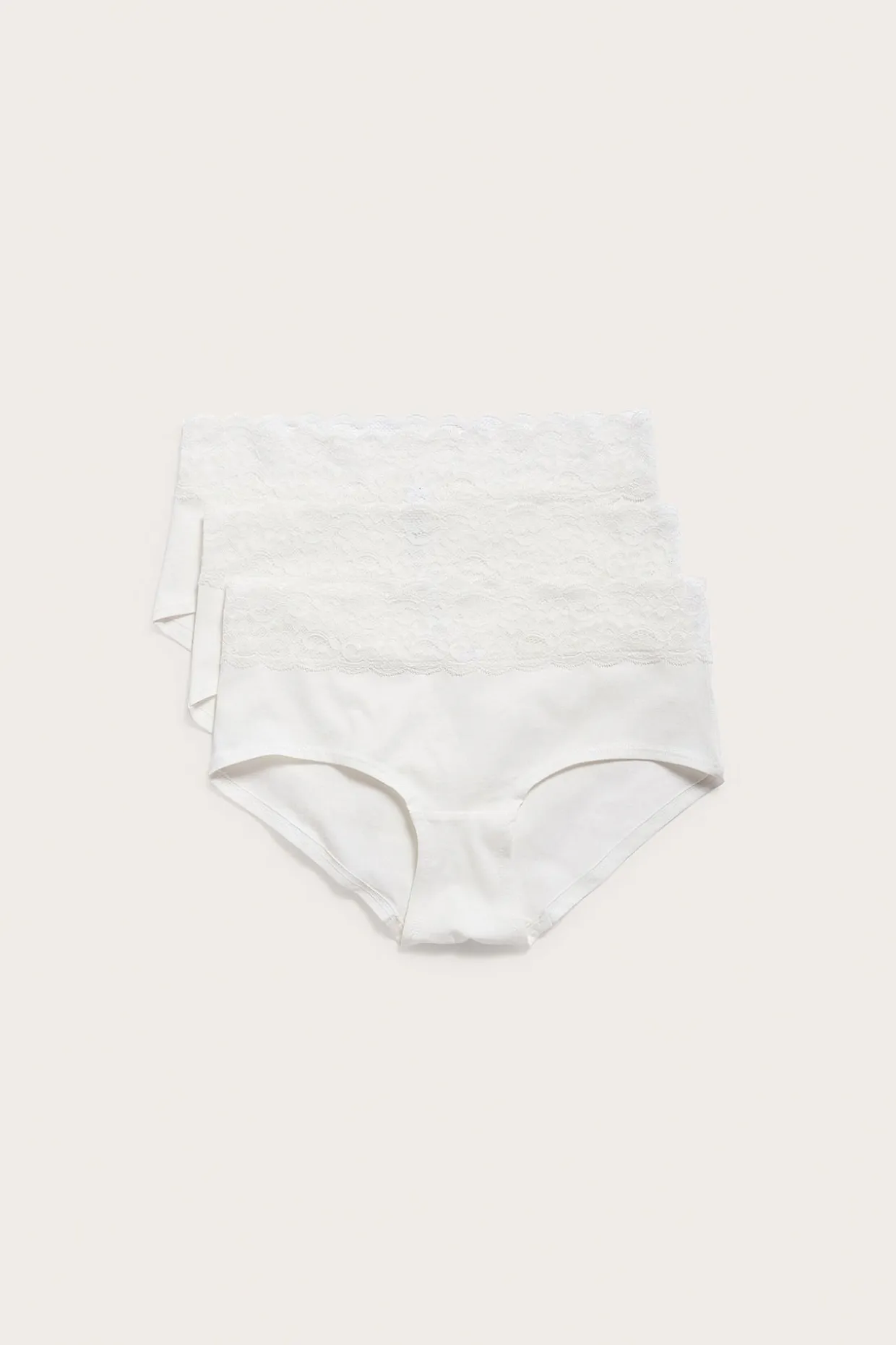 Hipsterit 3-pack | Valkoinen | Naiset | Kappahl