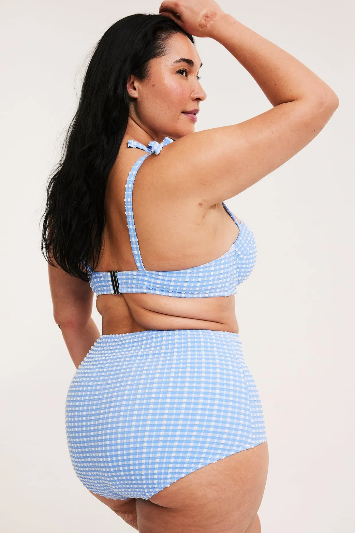Hipstermallinen ruudullinen bikinialaosa | Sininen | Naiset | Kappahl