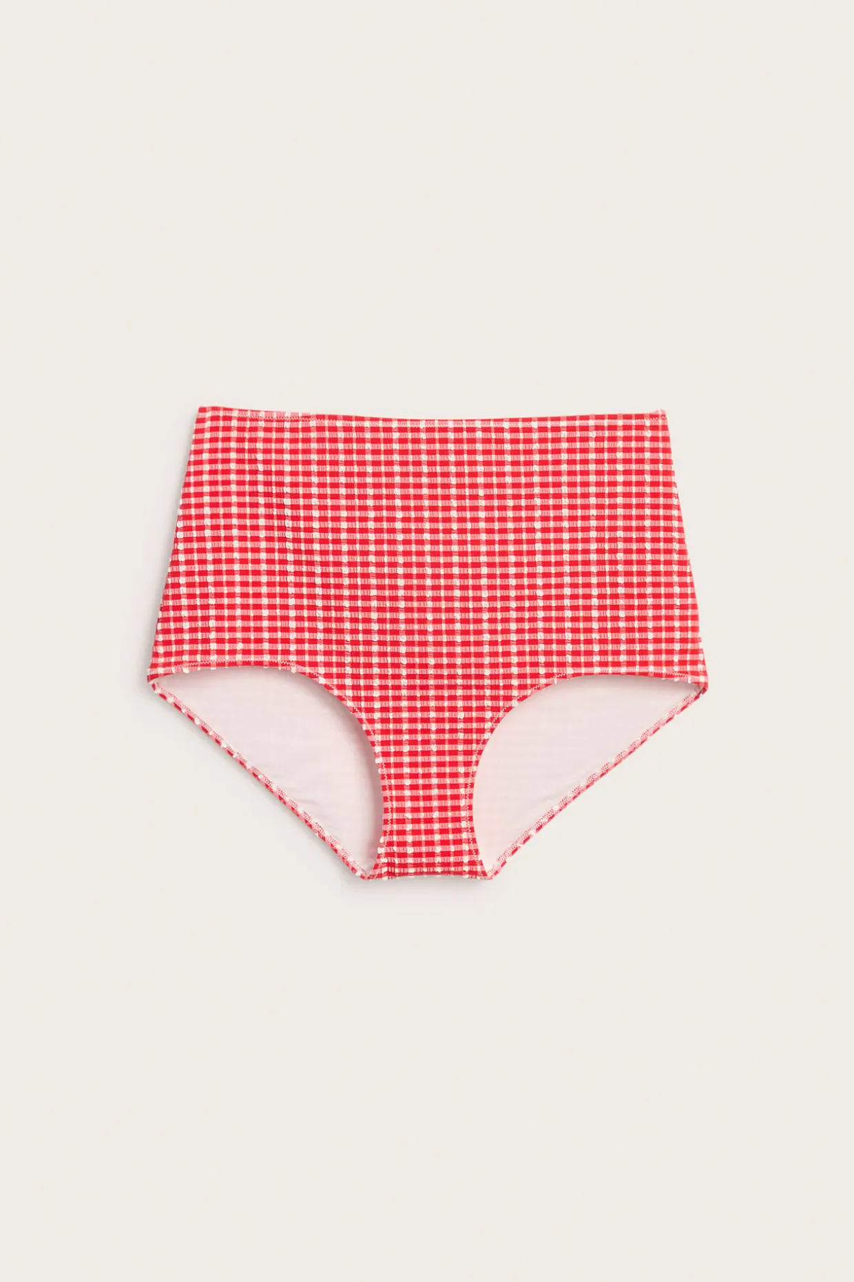 Hipstermallinen ruudullinen bikinialaosa | Punainen | Naiset | Kappahl