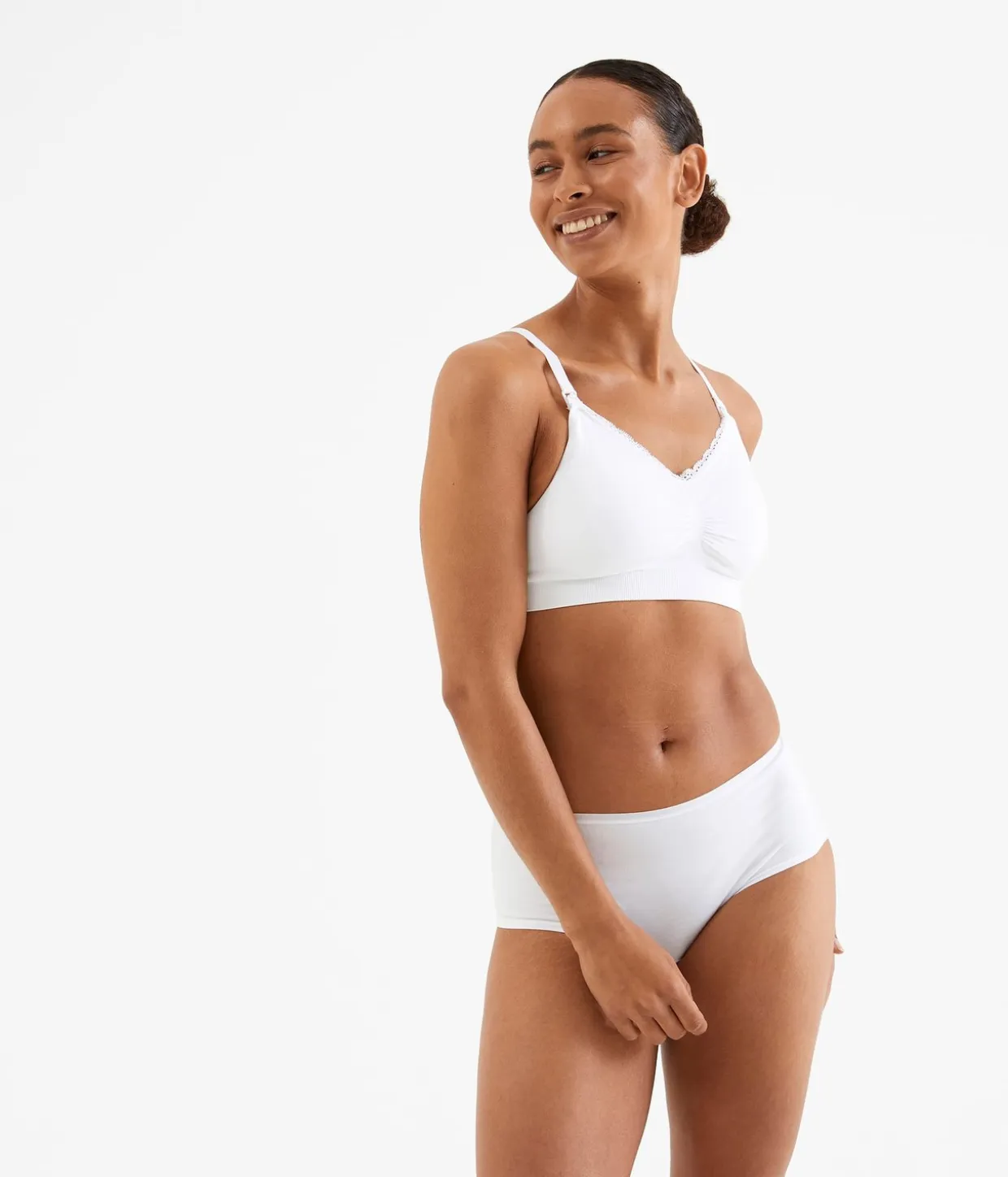 Hipster 3-pack puuvillaa | Valkoinen | Naiset | Kappahl