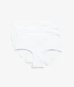Hipster 3-pack puuvillaa | Valkoinen | Naiset | Kappahl