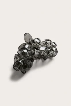 Hiusklipsi, jossa on kukkia | Musta | Naiset | Kappahl