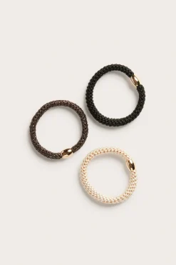 Hiuslenkit 3-pack | Beige | Naiset | Kappahl