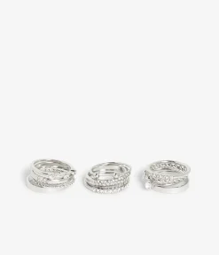 Hopeanväriset sormukset | Hopea | Naiset | Kappahl