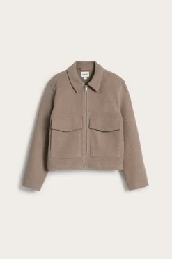 Huopatakki | Meleerattu beige | Naiset | Kappahl