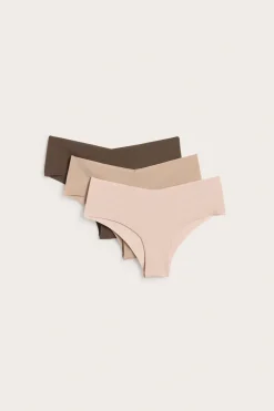 Äitiysalushousut, 3-pack | Vaaleanpunainen | Naiset | Kappahl