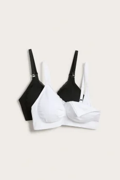 Äitiysrintaliivi 2-pack | Valkoinen | Naiset | Kappahl