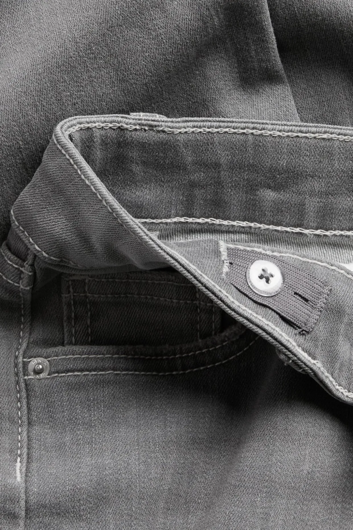 Jeans bootcut low waist | Hopeanharmaa | Lapset | Kappahl