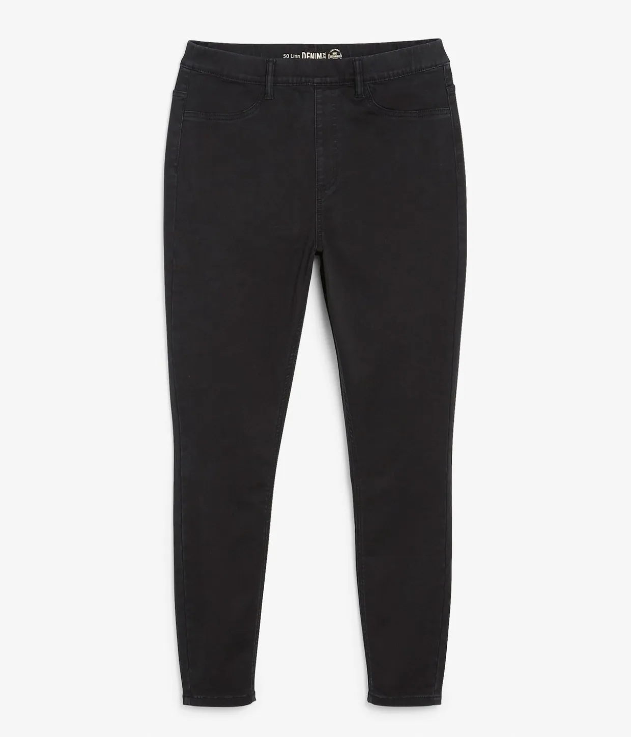 Jeggings mid waist | Musta | Naiset | Kappahl