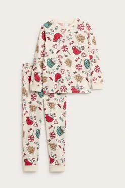Joulupyjama | Vaaleanbeige | Lapset | Kappahl