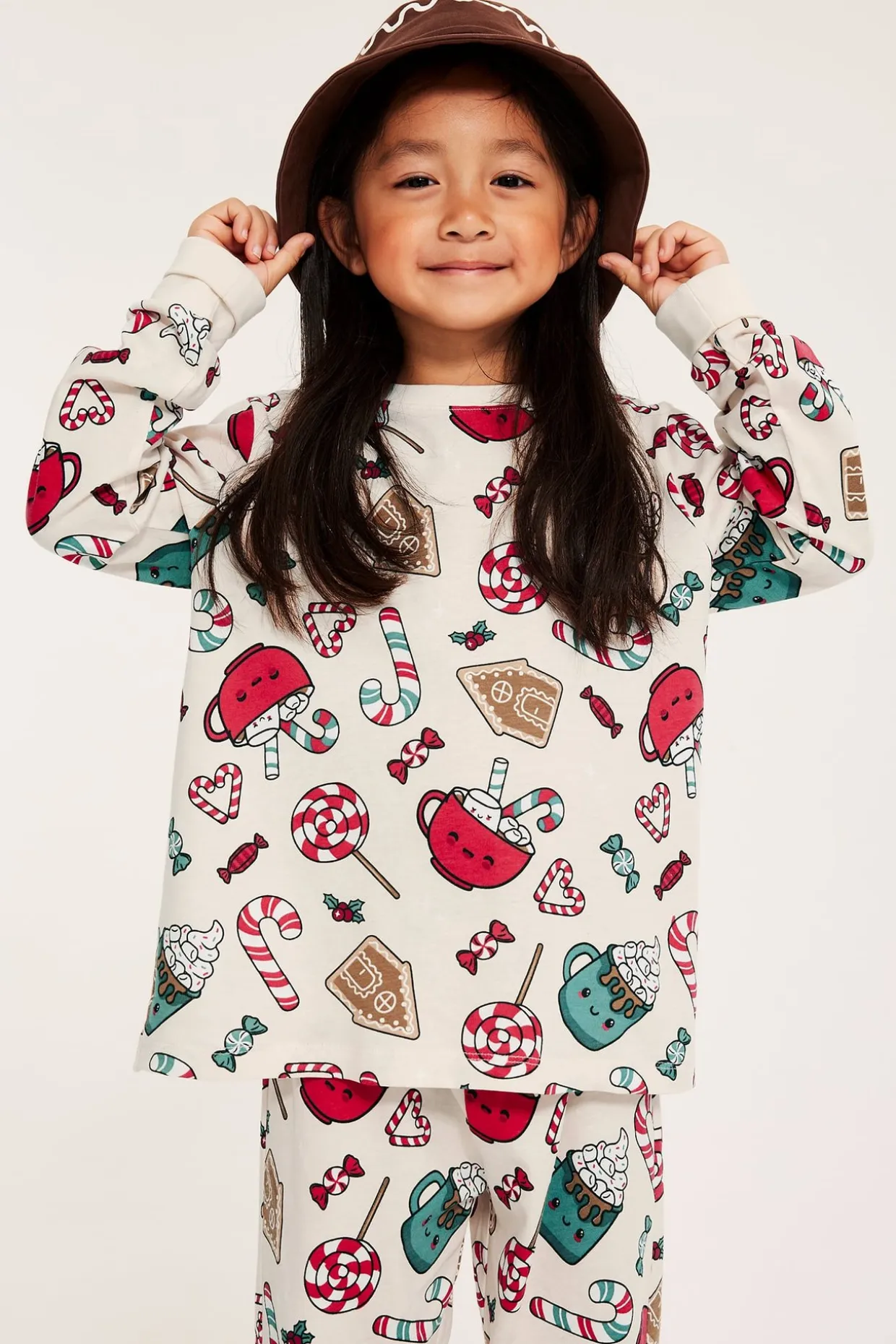 Joulupyjama | Vaaleanbeige | Lapset | Kappahl