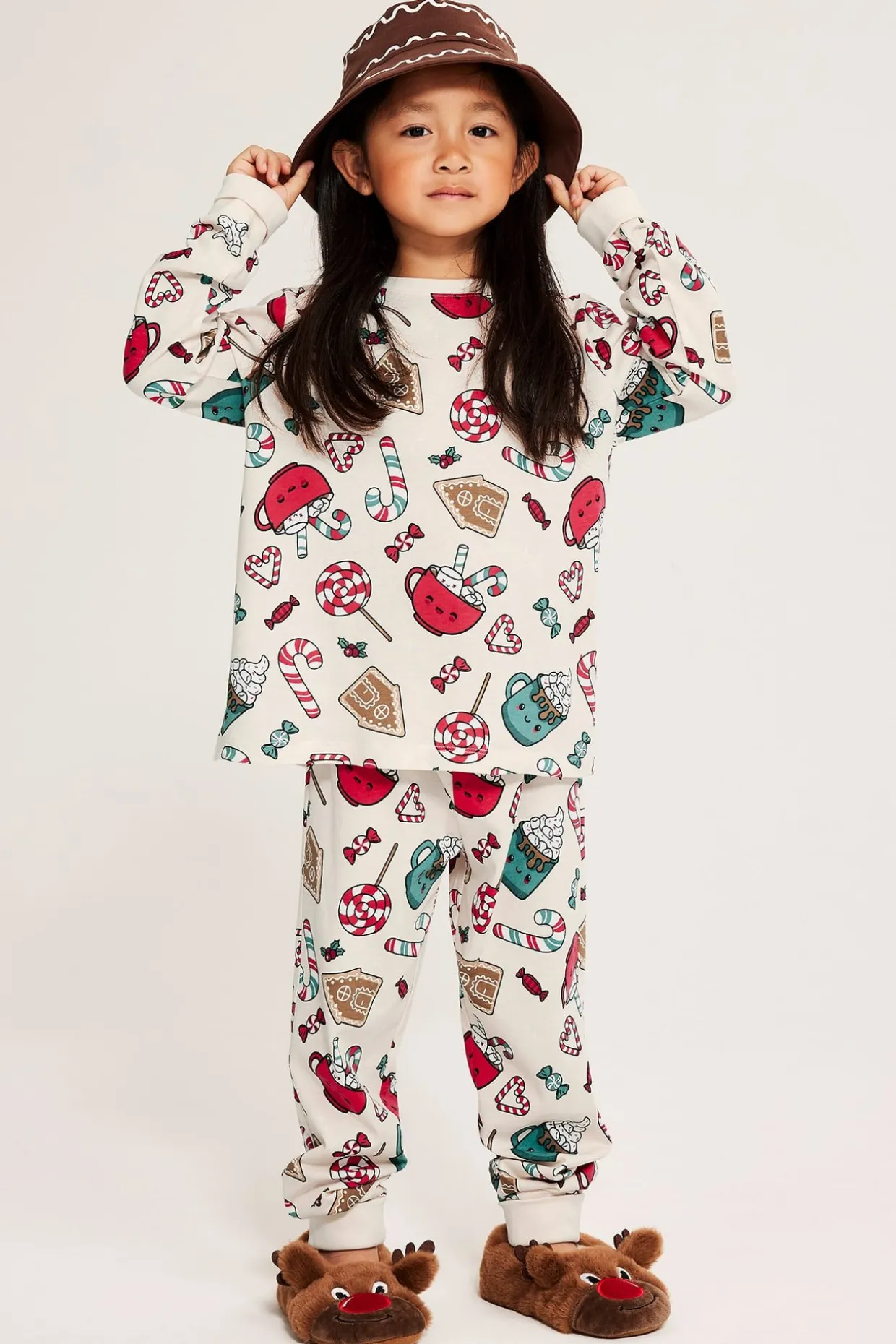 Joulupyjama | Vaaleanbeige | Lapset | Kappahl