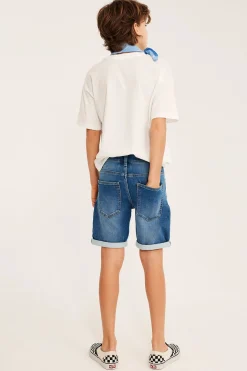 Joustavat farkkushortsit collegedenimistä | Vaalea denim | Lapset | Kappahl