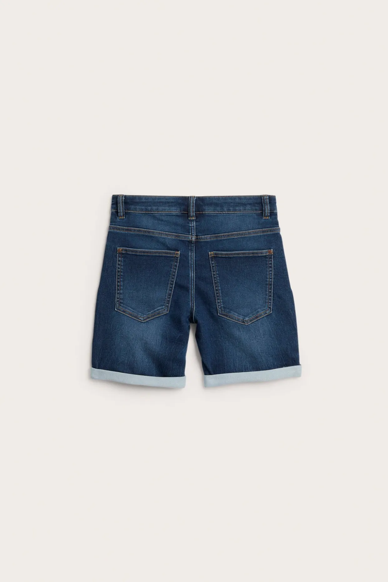 Joustavat farkkushortsit collegedenimistä | Tumma denim | Lapset | Kappahl