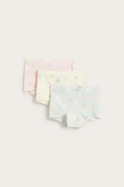Jäätelökuvioiset bokserit, 3-pack | Vaaleankeltainen | Lapset | Kappahl