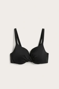 Kaarituellinen bikiniyläosa | Musta | Naiset | Kappahl