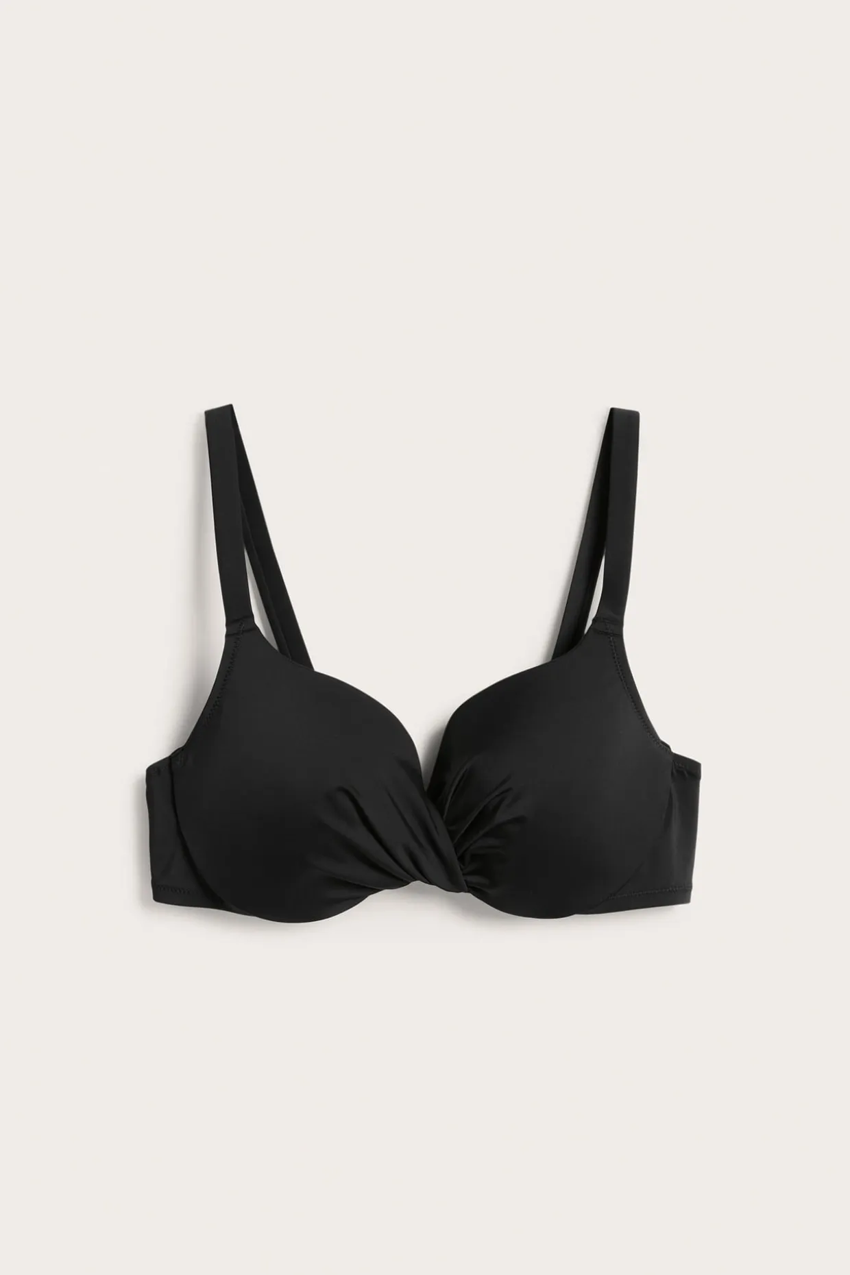 Kaarituellinen bikiniyläosa | Musta | Naiset | Kappahl