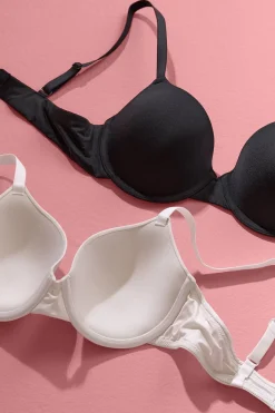 Kaarituelliset rintaliivit micro-materiaalia | Valkoinen | Naiset | Kappahl