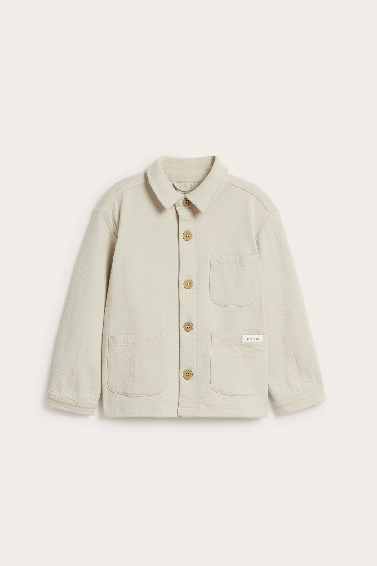 Kauluksellinen paitatakki | Beige | Lapset | Newbie