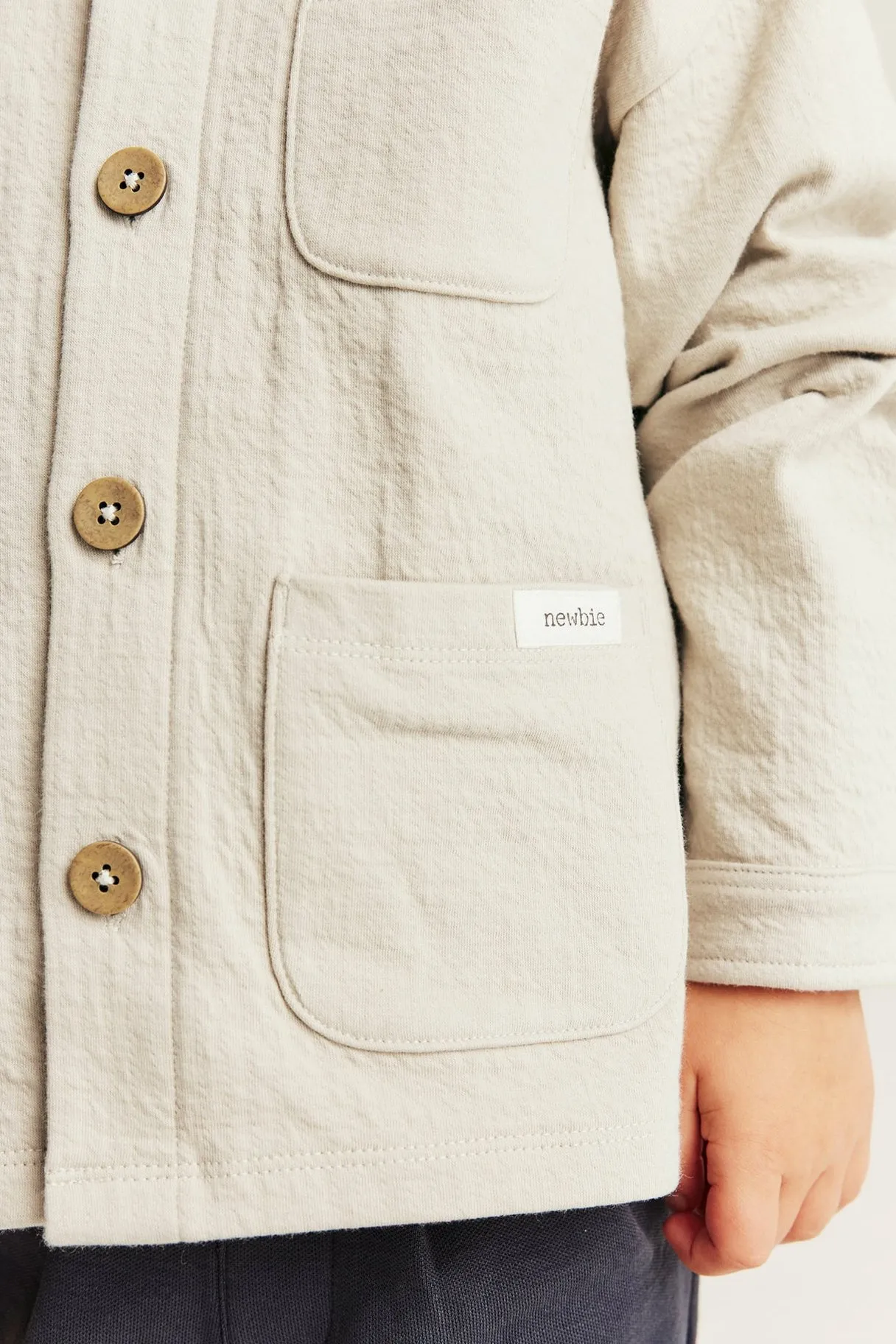Kauluksellinen paitatakki | Beige | Lapset | Newbie