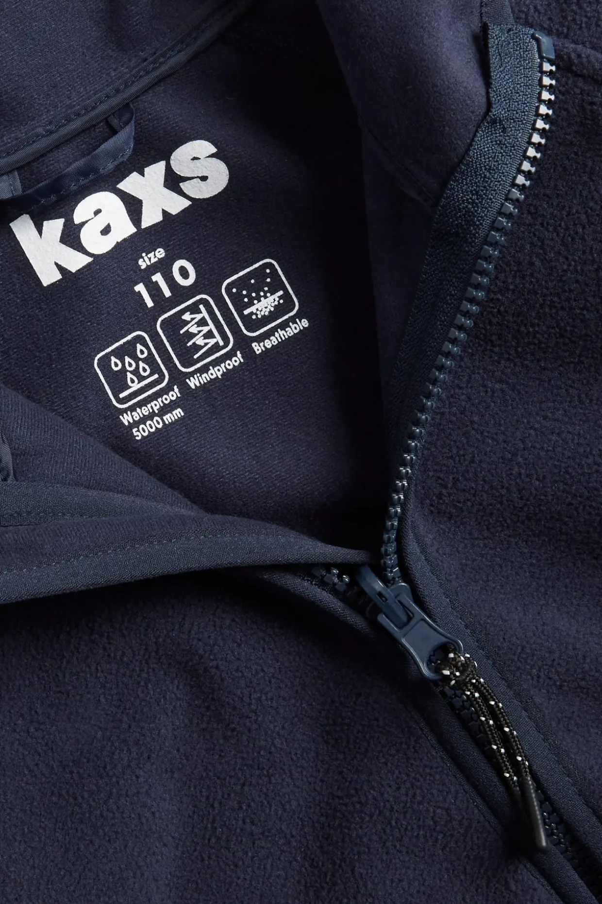 Kaxs-fleecetuulitakki zip-in/zip-off | Tummansininen | Lapset | Kappahl