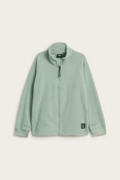 Kaxs-malliston fleecetakki, jossa zip-in/zip-off | Vaaleanvihreä | Lapset | Kappahl