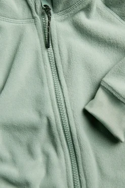 Kaxs-malliston fleecetakki, jossa zip-in/zip-off | Vaaleanvihreä | Lapset | Kappahl
