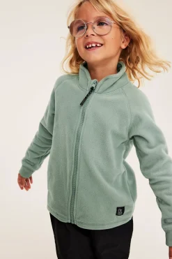 Kaxs-malliston fleecetakki, jossa zip-in/zip-off | Vaaleanvihreä | Lapset | Kappahl
