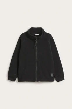 Kaxs-malliston fleecetakki, jossa zip-in/zip-off | Musta | Lapset | Kappahl