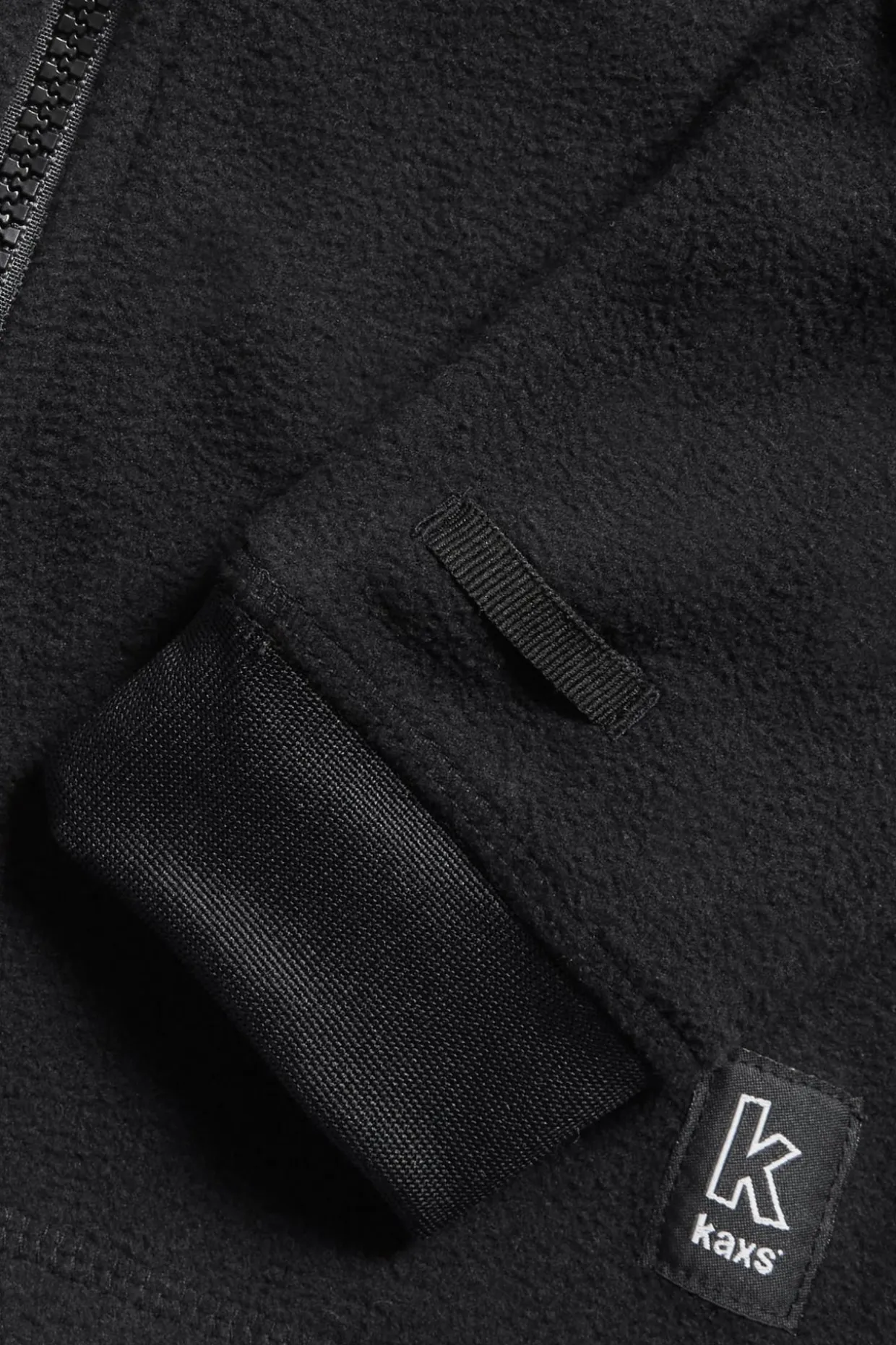 Kaxs-malliston fleecetakki, jossa zip-in/zip-off | Musta | Lapset | Kappahl